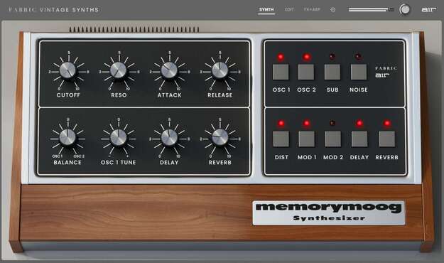 Fabric Vintage Memorymoog — AIR Music Tech