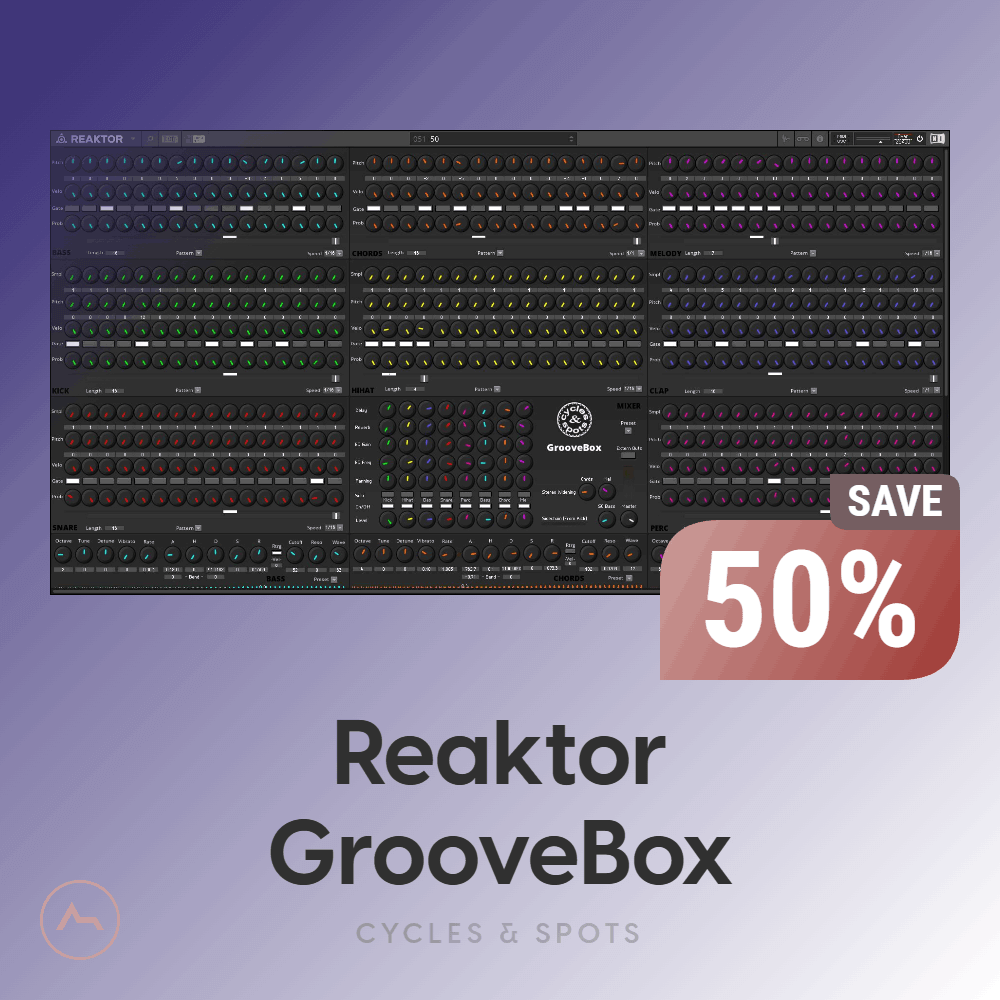 Reaktor GrooveBox — Cycles & Spots