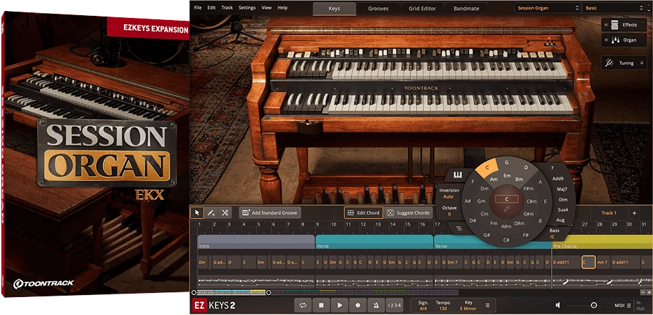 EKX Session Organ — Toontrack